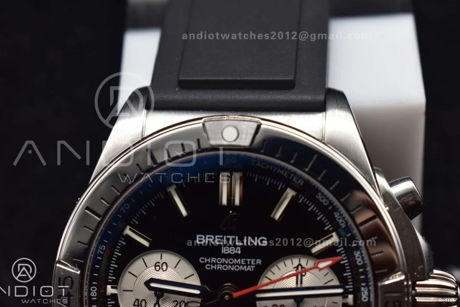 1:1 A7750 43mm Best SS L-Black Wht Version B01 LE Chrono Navitimer BLS 0801